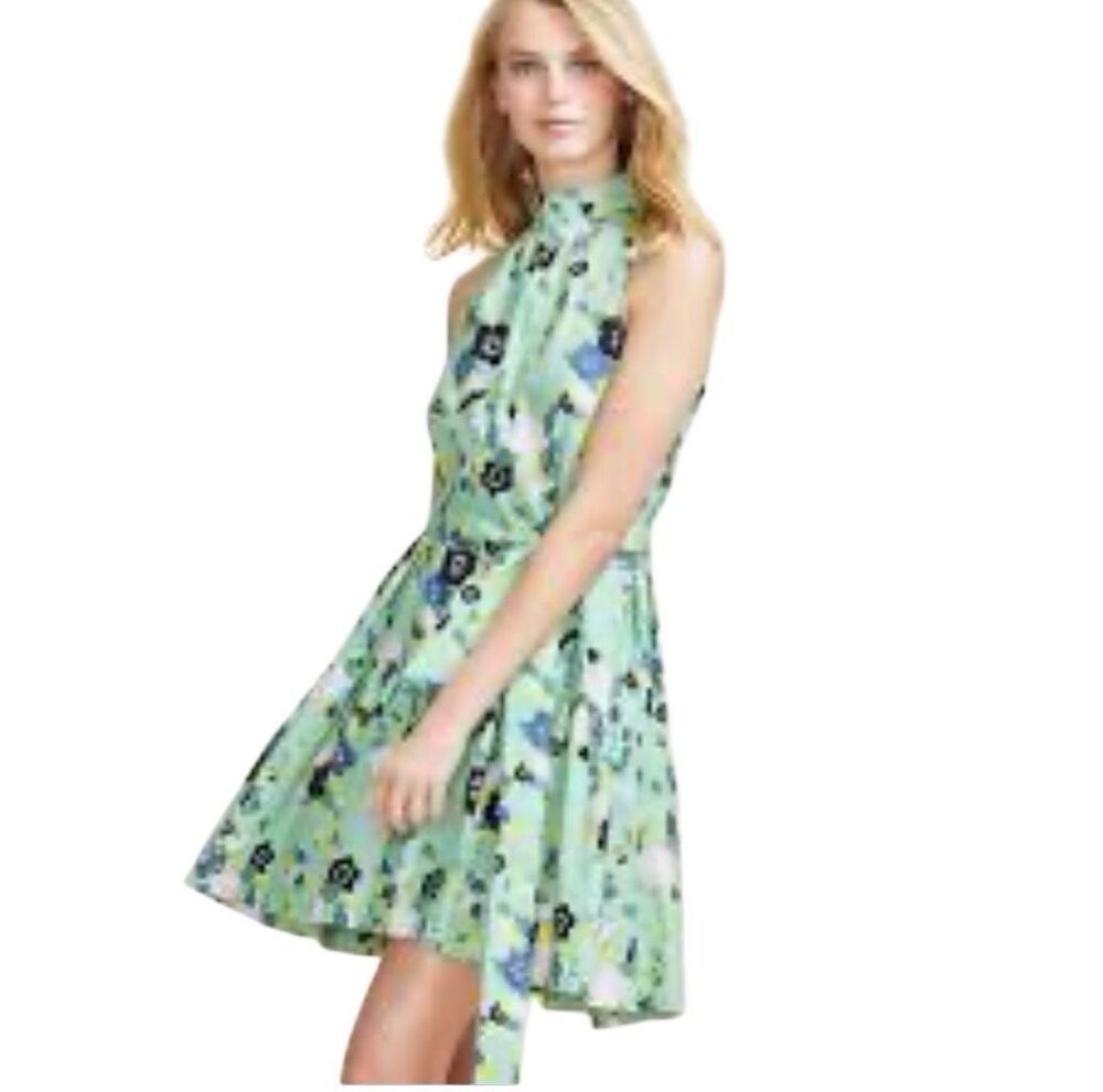 Pear by Lela Rose halter floral dress size XS